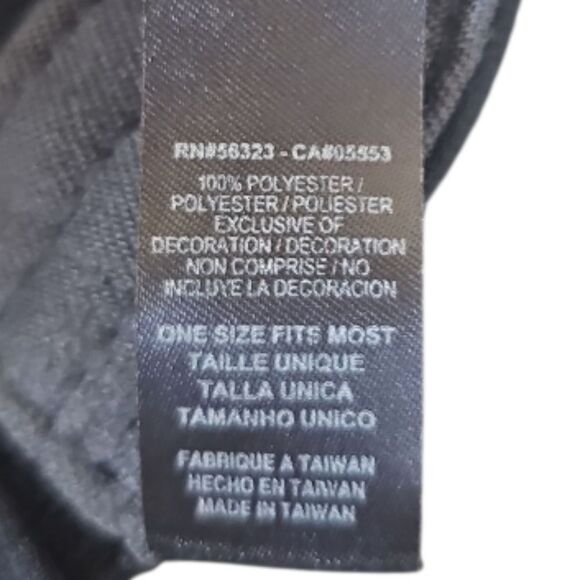 Nike Golf Black Embroidered Logo Hat Adjustable Unisex Outdoor Running Workout - Picture 8 of 10